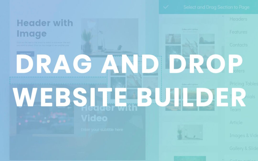 Best Drag and Drop Website Builder